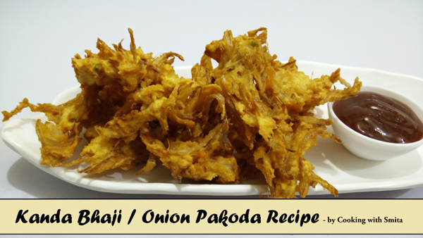 Onion Pakoda | Kanda Bhaji | Onion Fritters Recipe