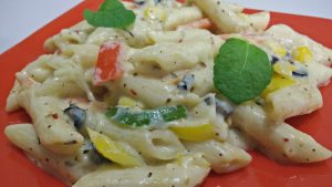 Pasta in White Sauce 3