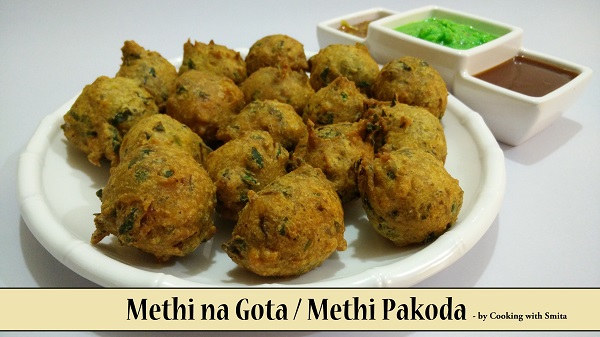 Methi Pakoda / Methi na Gota