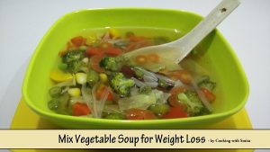 Mix Vegetable Soup for Weight Loss