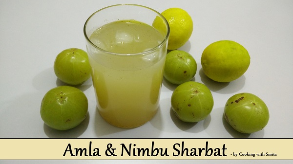 Amla Nimbu Sharbat | Gooseberry Lemon Syrup