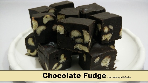 Chocolate Fudge – 3 Ingredient Recipe