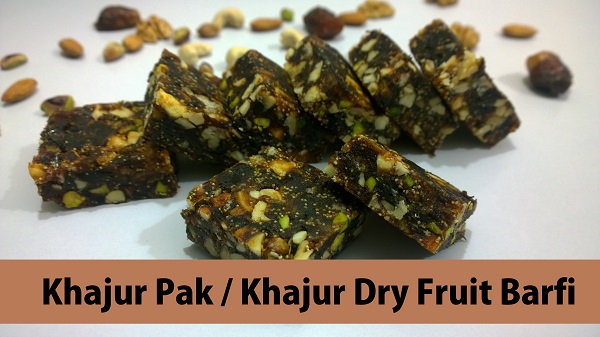 Khajur Pak | Dates & Dry Fruit Barfi