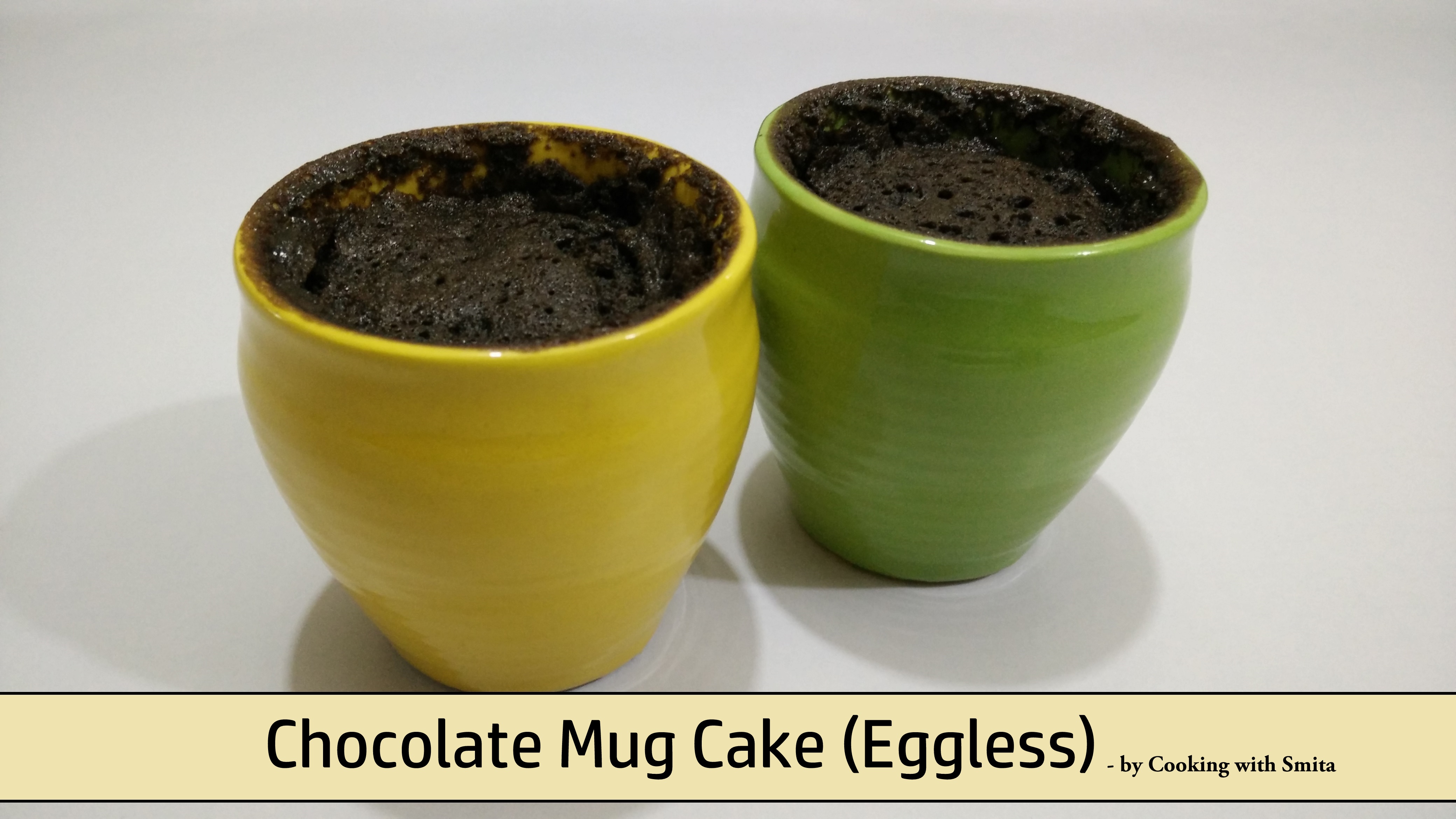 Eggless Chocolate Mug Cake