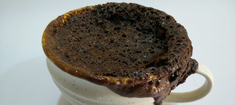 Eggless Double Chocolate Mug Cake Recipe