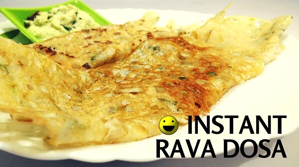 Instant Rava Dosa Recipe by Cooking with Smita