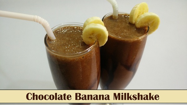 Chocolate Banana Milkshake Recipe