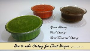 Chutney For Chaat Recipes byCooking with Smita