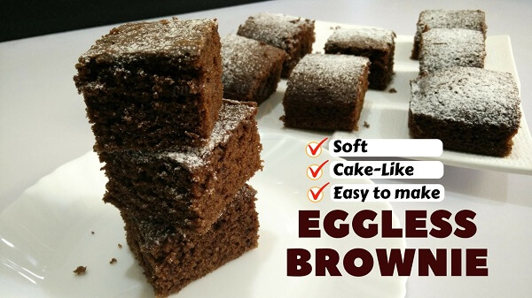 Eggless Brownie