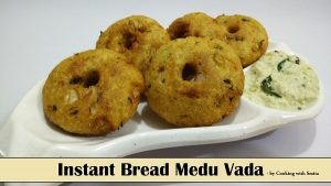 Instant Bread Medu Vada