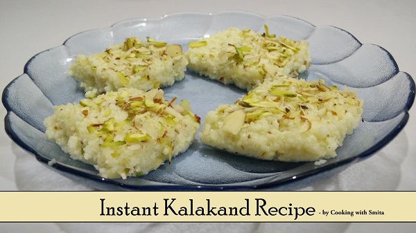 Instant Kalakand Recipe