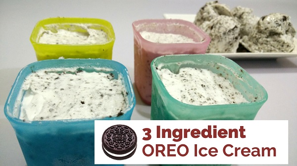 3 Ingredient Oreo Ice Cream Recipe