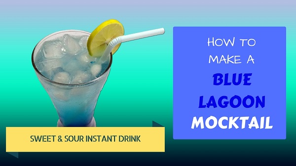 Blue Lagoon Mocktail Recipe