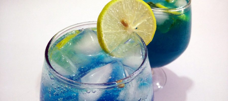 Citrus Blue Mocktails
