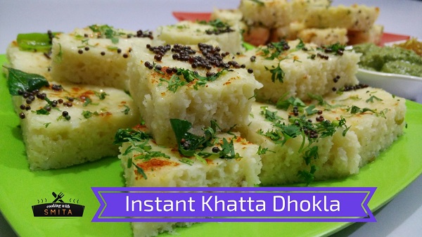 Instant Khatta Dhokla | White Dhokla