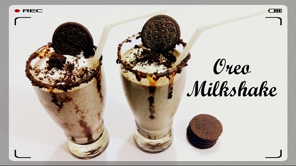 Oreo Milkshake with Ice Cream