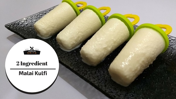 2 Ingredient Malai Kulfi