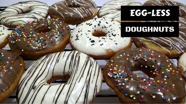 Eggless Doughnuts Recipe