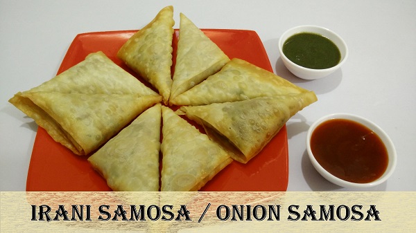 Irani Samosa / Onion Samosa Recipe