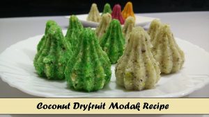 Coconut Dry Fruit Modak