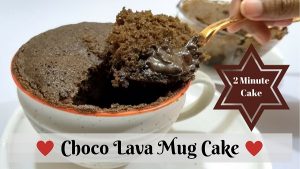 Instant Choco Lava Mug Cake recipe in 2 minutes