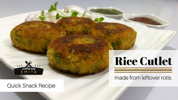 Leftover Rice Cutlet Recipe