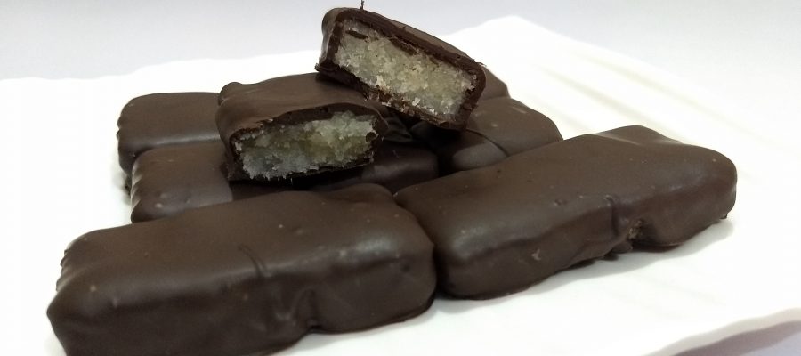 Chocolate Coconut Bites - Homemade Bounty Bar Recipe