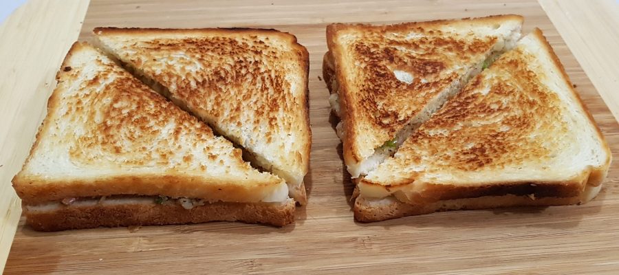 Spicy Potato Sandwich recipe by Cooking with Smita