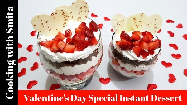Valentine Day Special Instant Dessert