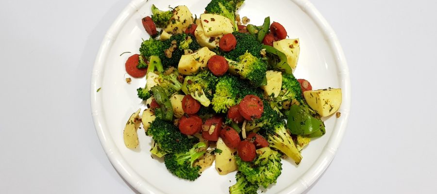 Broccoli Garlic Fry - Broccoli Stir Fry by Cooking with Smita