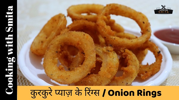 Crispy Onion Rings Recipe by Cooking with Smita